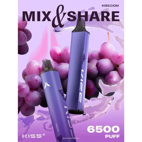【14款風味任你挑】KISS一次性電子煙／拋棄式糖果口味煙 6500口數：圖片 4